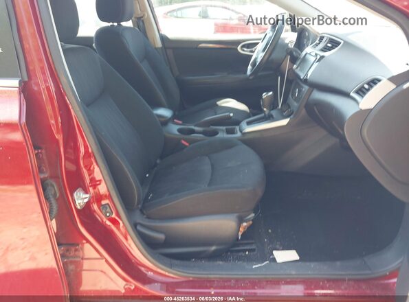 3N1AB7AP8KY286064 2019 NISSAN SENTRA Red Vista interior delantera