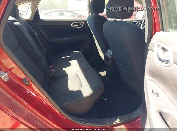 3N1AB7AP8KY286064 2019 NISSAN SENTRA Red Vista de la etiqueta del VIN