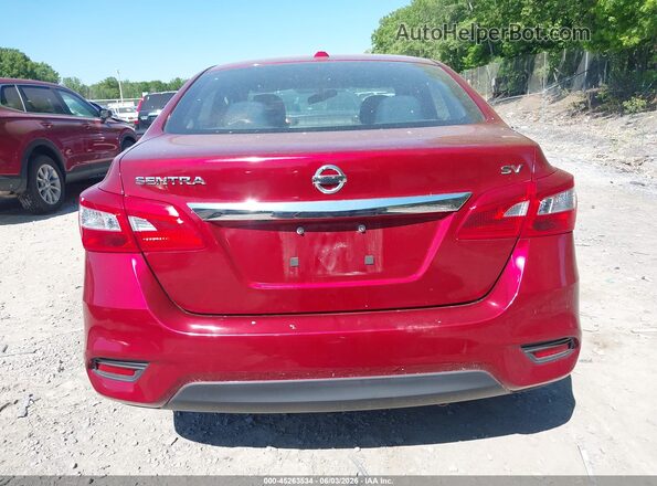 3N1AB7AP8KY286064 2019 NISSAN SENTRA Red 