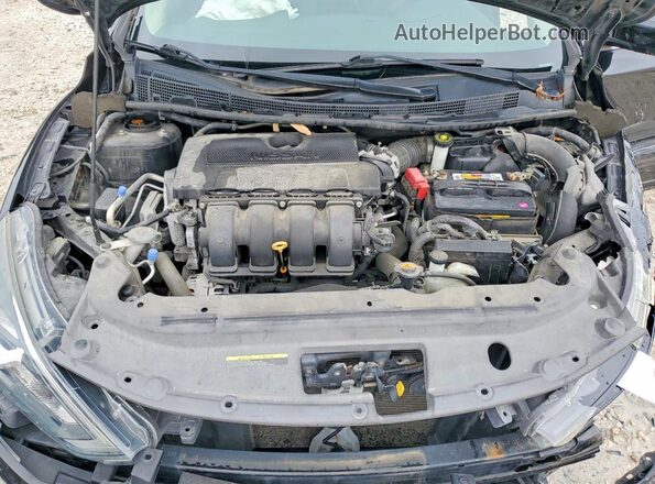 3N1AB7AP8KY286758 2019 NISSAN SENTRA Black უკანა სალონის ხედი