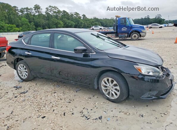 3N1AB7AP8KY286758 2019 NISSAN SENTRA Black წინა მარჯვენა