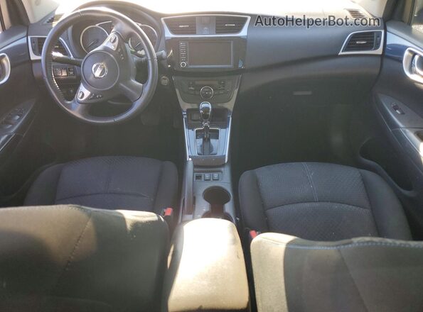 3N1AB7AP8KY293757 2019 NISSAN SENTRA Blue Вид панелі приладів