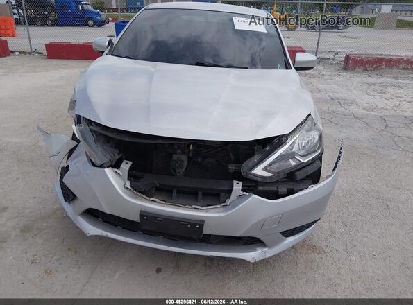 3N1AB7AP8KY302327 2019 NISSAN SENTRA Серый Вид салона спереди