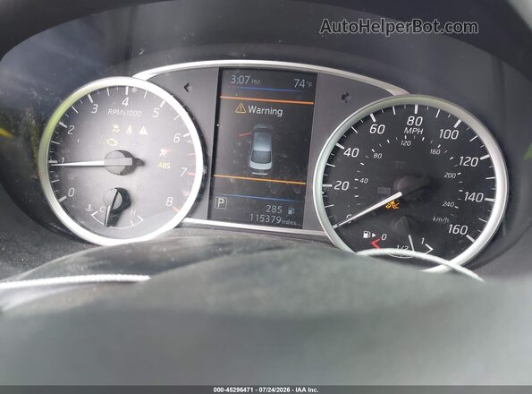 3N1AB7AP8KY302327 2019 NISSAN SENTRA Серый Вид спереди