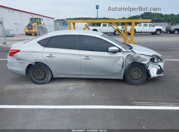 3N1AB7AP8KY302327 2019 NISSAN SENTRA Серый Вид задней части салона