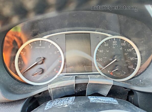 3N1AB7AP8KY307270 2019 NISSAN SENTRA Charcoal ხელსაწყოთა პანელის ხედი