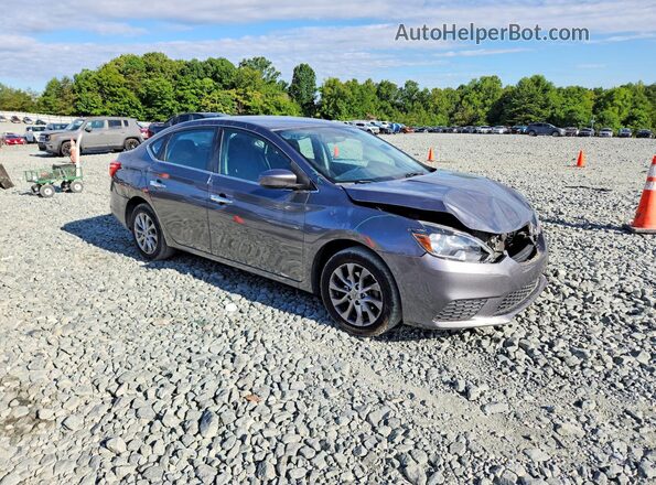 3N1AB7AP8KY307270 2019 NISSAN SENTRA Charcoal წინა მარჯვენა