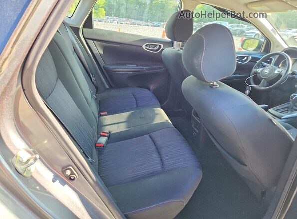 3N1AB7AP8KY307270 2019 NISSAN SENTRA Charcoal უკანა სავარძლების ხედი