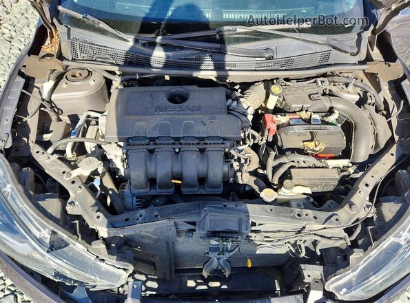 3N1AB7AP8KY307270 2019 NISSAN SENTRA Charcoal უკანა სალონის ხედი