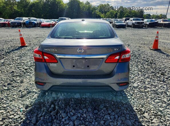 3N1AB7AP8KY307270 2019 NISSAN SENTRA Charcoal უკანა ხედი