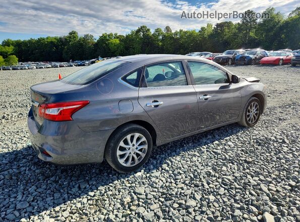 3N1AB7AP8KY307270 2019 NISSAN SENTRA Charcoal უკანა მარჯვენა
