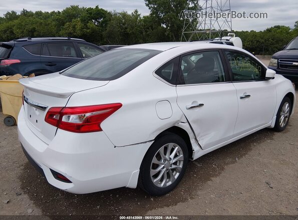 3N1AB7AP8KY310928 2019 NISSAN SENTRA White Vista frontal