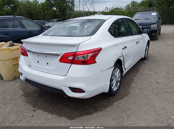 3N1AB7AP8KY310928 2019 NISSAN SENTRA White Trasero derecho
