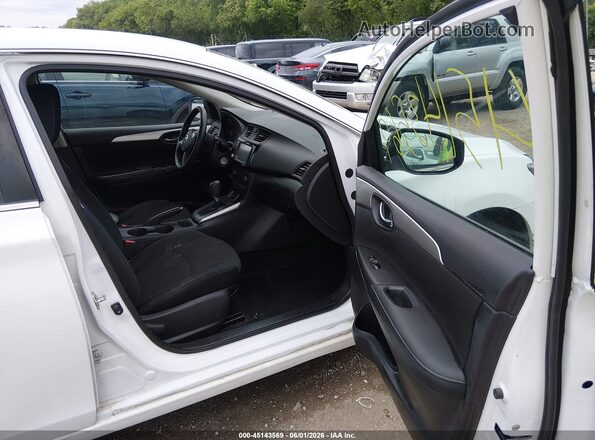 3N1AB7AP8KY310928 2019 NISSAN SENTRA White Vista interior delantera