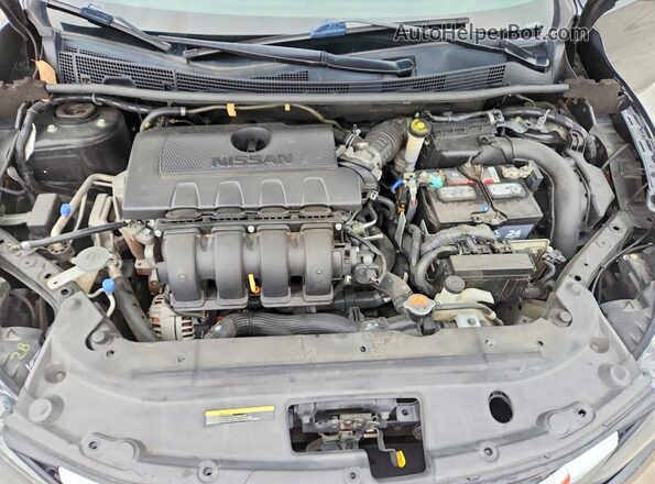 3N1AB7AP8KY319743 2019 NISSAN SENTRA Black Rear interior view
