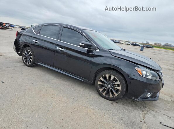 3N1AB7AP8KY319743 2019 NISSAN SENTRA Black Front right