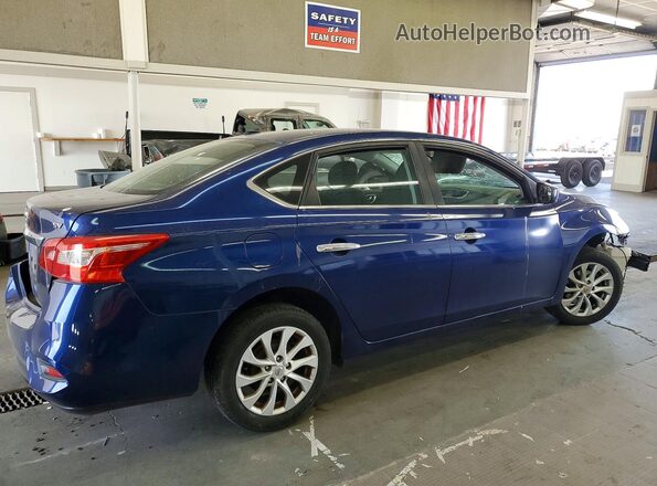 3N1AB7AP8KY323016 2019 NISSAN SENTRA Blue 