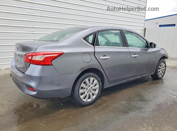 3N1AB7AP8KY344271 2019 NISSAN SENTRA Gray 