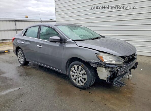 3N1AB7AP8KY344271 2019 NISSAN SENTRA Gray 