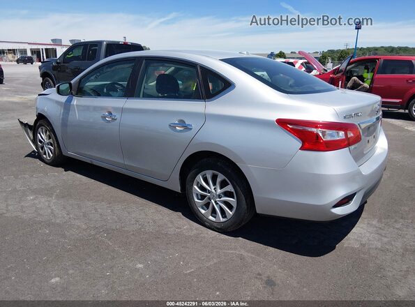 3N1AB7AP8KY352757 2019 NISSAN SENTRA Gray Rear left