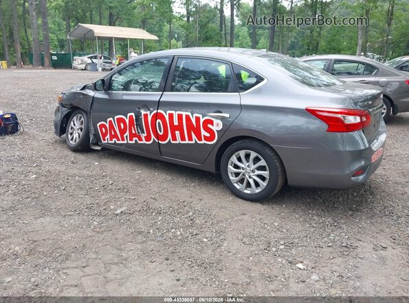 3N1AB7AP8KY362947 2019 NISSAN SENTRA Gray 