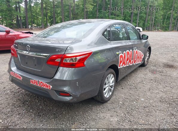 3N1AB7AP8KY362947 2019 NISSAN SENTRA Gray 