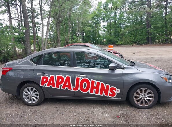 3N1AB7AP8KY362947 2019 NISSAN SENTRA Gray 