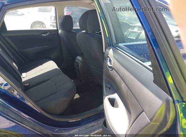 3N1AB7AP8KY365279 2019 NISSAN SENTRA Blue VIN კოდის სტიკერის ხედი
