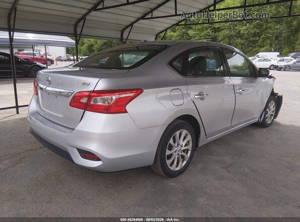 3N1AB7AP8KY366691 2019 NISSAN SENTRA Silver Задня права чверть