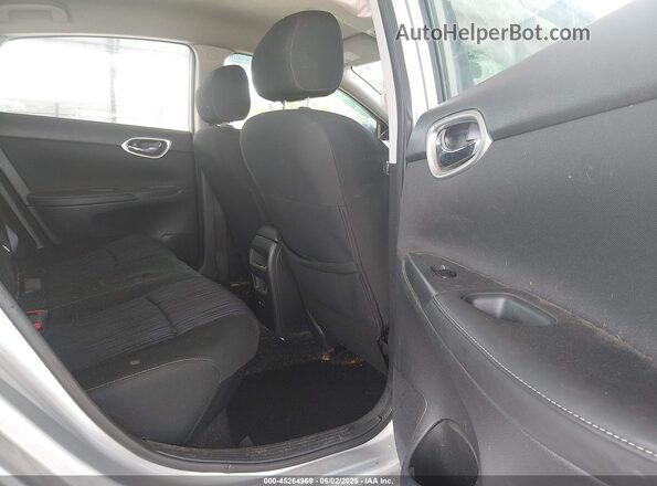 3N1AB7AP8KY366691 2019 NISSAN SENTRA Silver Вид наклейки з VIN-кодом