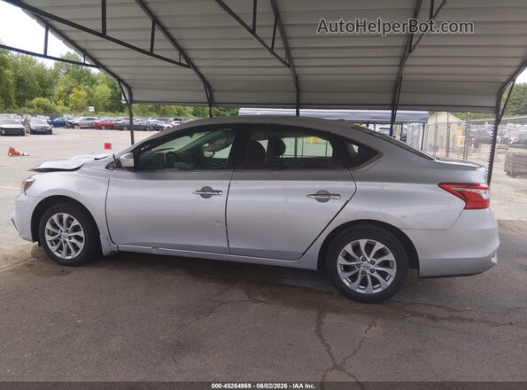 3N1AB7AP8KY366691 2019 NISSAN SENTRA Silver Панорамний вид салону 360°