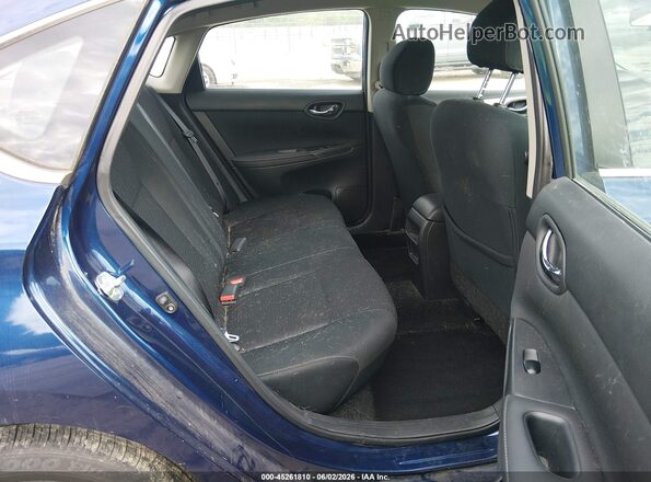 3N1AB7AP8KY369977 2019 NISSAN SENTRA Blue Vista de la etiqueta del VIN