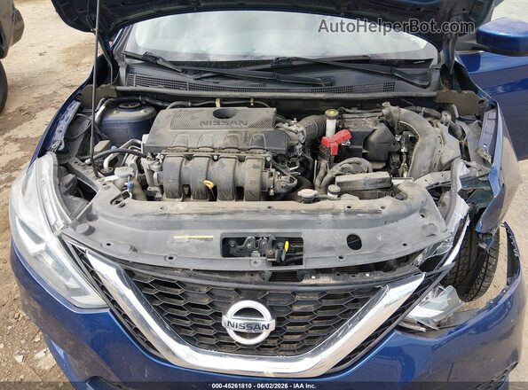 3N1AB7AP8KY369977 2019 NISSAN SENTRA Blue Vista trasera