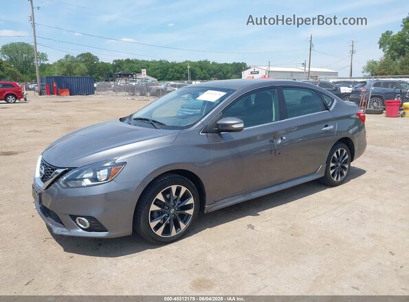 3N1AB7AP8KY380591 2019 NISSAN SENTRA Серый 