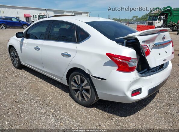 3N1AB7AP8KY382213 2019 NISSAN SENTRA White Trasero izquierdo