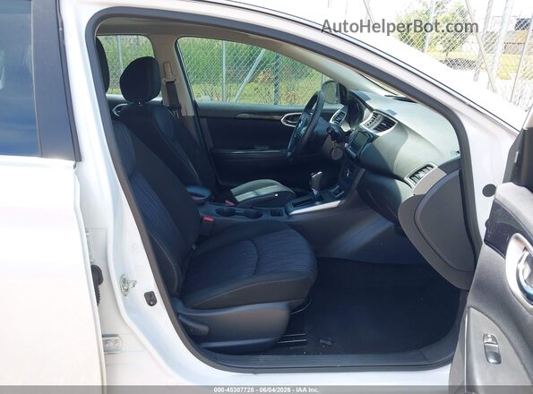 3N1AB7AP8KY382213 2019 NISSAN SENTRA White Vista interior delantera