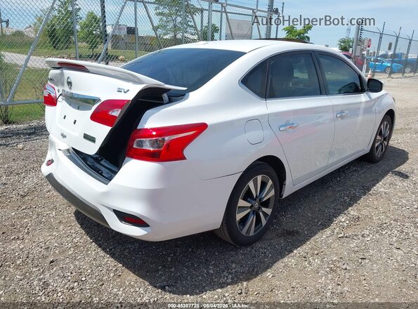3N1AB7AP8KY382213 2019 NISSAN SENTRA White Trasero derecho