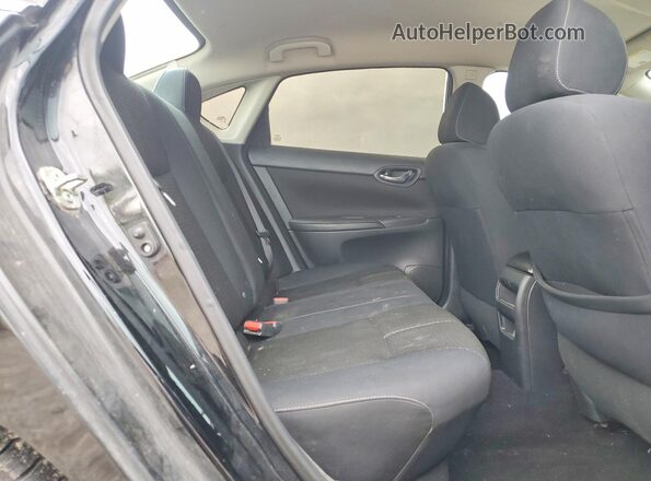 3N1AB7AP8KY399299 2019 NISSAN SENTRA Black Vista de los asientos traseros