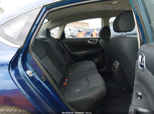 3N1AB7AP8KY420068 2019 NISSAN SENTRA Blue Widok naklejki z numerem VIN