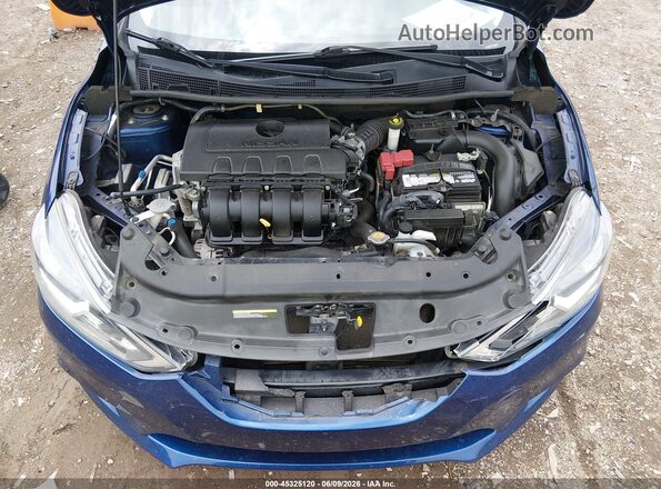 3N1AB7AP8KY420068 2019 NISSAN SENTRA Blue Widok z tyłu