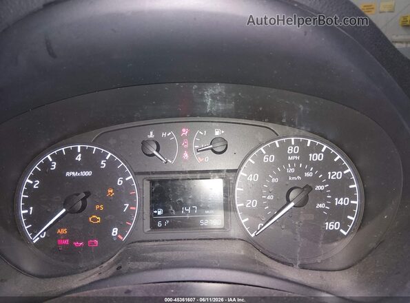 3N1AB7AP8KY425772 2019 NISSAN SENTRA White Vista de los asientos traseros