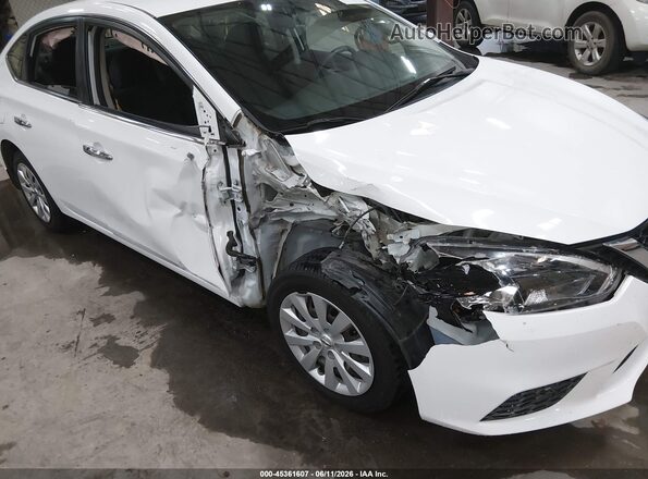 3N1AB7AP8KY425772 2019 NISSAN SENTRA White Vista frontal