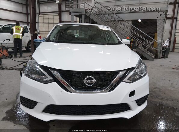 3N1AB7AP8KY425772 2019 NISSAN SENTRA White Vista del cuadro de instrumentos