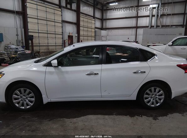 3N1AB7AP8KY425772 2019 NISSAN SENTRA White Vista interior de 360 grados
