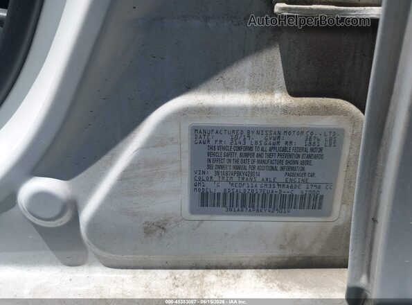 3N1AB7AP8KY429014 2019 NISSAN SENTRA White Շարժիչի բաժամունքի տեսք