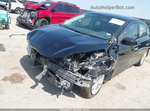 3N1AB7AP8KY431460 2019 NISSAN SENTRA Черный Вид спереди