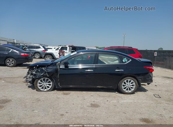 3N1AB7AP8KY431460 2019 NISSAN SENTRA Черный Панорамный вид салона 360°