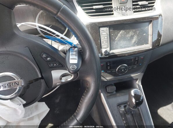 3N1AB7AP8KY431460 2019 NISSAN SENTRA Черный Вид панели приборов