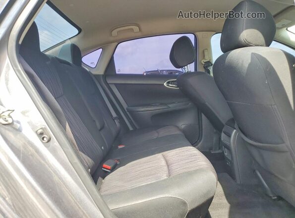 3N1AB7AP8KY432320 2019 NISSAN SENTRA Gray უკანა სავარძლების ხედი