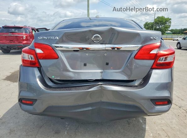 3N1AB7AP8KY432320 2019 NISSAN SENTRA Gray უკანა ხედი